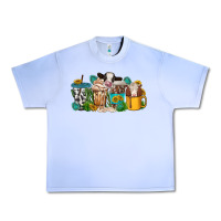 Grape Ice western cow coffee cup Urban Heavy Tee - texasbilliewilder