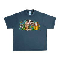 Midnight Navy western cow coffee cup Urban Heavy Tee - texasbilliewilder