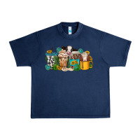 Navy western cow coffee cup Urban Heavy Tee - texasbilliewilder