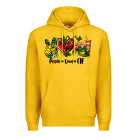 Lemon peace love  elf Premium Hoodie - AdoDesignShop