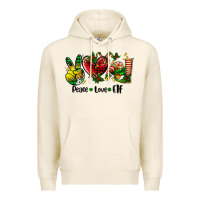 Tofu peace love  elf Premium Hoodie - AdoDesignShop