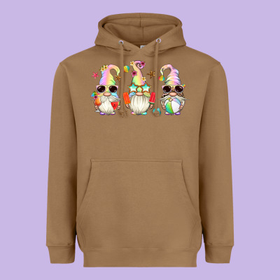 Summer Gnomes Heavyweight Hoodie Designed By Artiststas