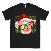 Black christmas pig Classic Tee - RanaPortraitStore