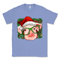 Colony Blue christmas pig Classic Tee - RanaPortraitStore