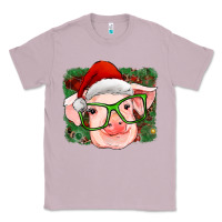 Lilac christmas pig Classic Tee - RanaPortraitStore