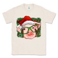Natural christmas pig Classic Tee - RanaPortraitStore