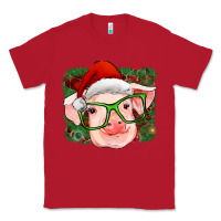 Red christmas pig Classic Tee - RanaPortraitStore