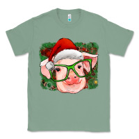 Sage christmas pig Classic Tee - RanaPortraitStore