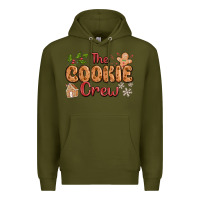 Army Green the cookie crew Premium Hoodie - MaliasSmallBusiness