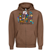 Chestnut lpn licensed practial nurse Zipper Hoodie - CowhideDigitalArt