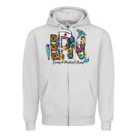 Lpn Licensed Practial Nurse Zipper Hoodie | Teevron