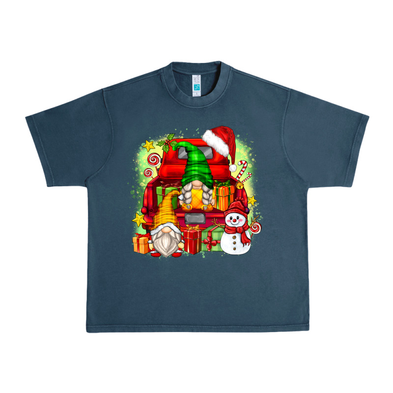 Christmas Gnome Truck Urban Heavy Tee by Zillion Design Studio | Teevron
