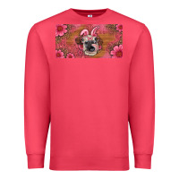 Cardinal easter heifer with bunny ears and glasses license plate Premium Sweatshirt - Artiststas
