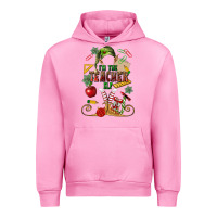 Fuchsia Pink im teacher elf Urban Hoodie - MaliasSmallBusiness
