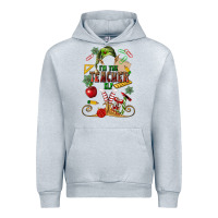 Heather Grey im teacher elf Urban Hoodie - MaliasSmallBusiness