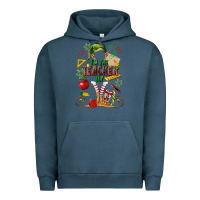 Pigment Midnight Navy im teacher elf Urban Hoodie - MaliasSmallBusiness
