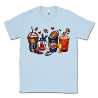 Dusty Blue american football coffee cups Classic Tee - Zillion Design Studio