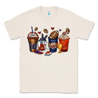 Natural american football coffee cups Classic Tee - Zillion Design Studio
