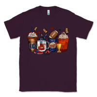 Plum american football coffee cups Classic Tee - Zillion Design Studio