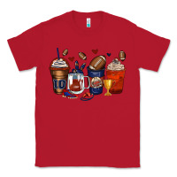 Red american football coffee cups Classic Tee - Zillion Design Studio