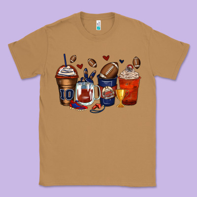 American Football Coffee Cups Classic Tee Designed By Zillion Design Studio