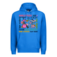 True Royal hair stylist typography Premium Hoodie - MaliasSmallBusiness