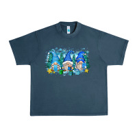 Midnight Navy snowman gnome Urban Heavy Tee - Zillion Design Studio