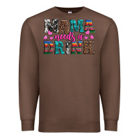 Chestnut western mama needs a drink Premium Sweatshirt - Artiststas