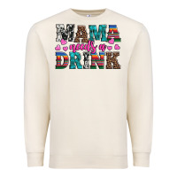 Sandshell western mama needs a drink Premium Sweatshirt - Artiststas