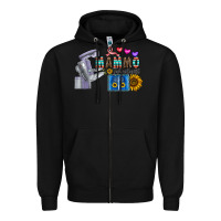 Black mammo technologist Zipper Hoodie - CowhideDigitalArt