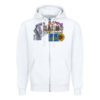 White mammo technologist Zipper Hoodie - CowhideDigitalArt