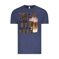 Vintage Denim iced coffee because my sarcasm needs to stay hydrated Vintage Tee - BarkalooDesign
