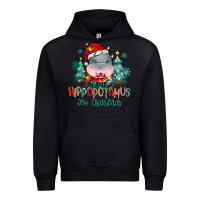 Black i want a hippopotamus for christmas Urban Hoodie - MaliasSmallBusiness
