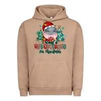 Pigment Burro i want a hippopotamus for christmas Urban Hoodie - MaliasSmallBusiness