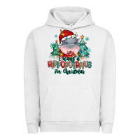 Pigment Lunar Rock i want a hippopotamus for christmas Urban Hoodie - MaliasSmallBusiness