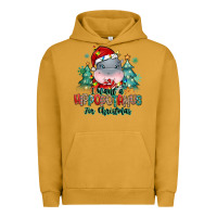 Pigment Peanut Butter i want a hippopotamus for christmas Urban Hoodie - MaliasSmallBusiness
