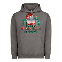 Pigment Tornado i want a hippopotamus for christmas Urban Hoodie - MaliasSmallBusiness
