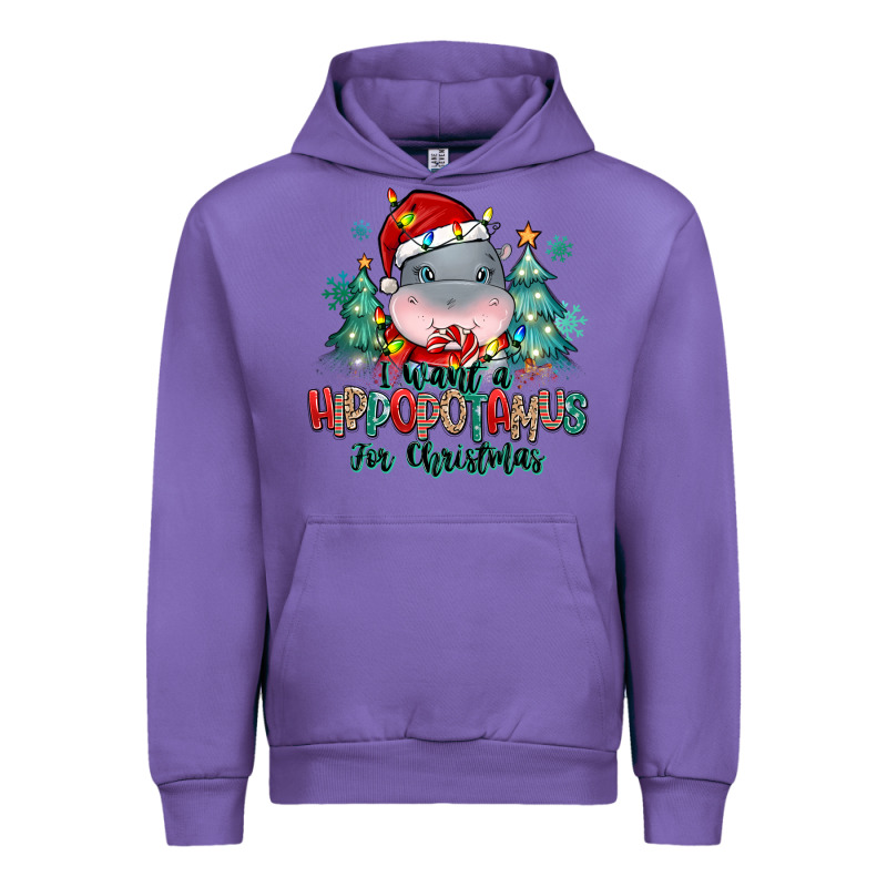 I Want A Hippopotamus For Christmas Urban Hoodie by MaliasSmallBusiness | Teevron