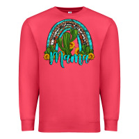 Cardinal western cactus and sunflower mama rainbow Premium Sweatshirt - Artiststas