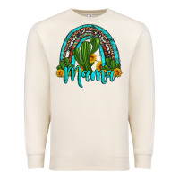 Sandshell western cactus and sunflower mama rainbow Premium Sweatshirt - Artiststas