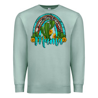 Seafoam western cactus and sunflower mama rainbow Premium Sweatshirt - Artiststas