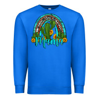 True Royal western cactus and sunflower mama rainbow Premium Sweatshirt - Artiststas