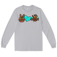 Moon Dust peace love thanksgiving turkey Long Sleeve Tee - RanaPortraitStore