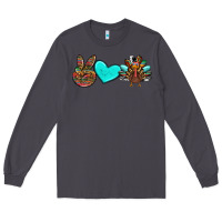 Smoke peace love thanksgiving turkey Long Sleeve Tee - RanaPortraitStore