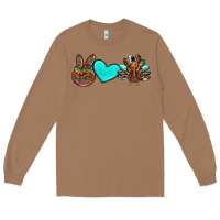 Toasted Coconut peace love thanksgiving turkey Long Sleeve Tee - RanaPortraitStore