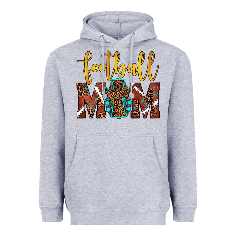 Football Mom Heavyweight Hoodie by JahusDesignShop | Teevron