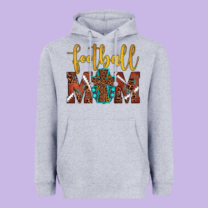 Football Mom Heavyweight Hoodie Designed By Jahusdesignshop