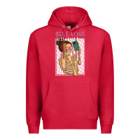 Cardinal self love is the best love Premium Hoodie - MaliasSmallBusiness