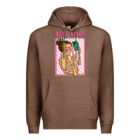Chestnut self love is the best love Premium Hoodie - MaliasSmallBusiness
