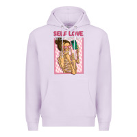 Lilac self love is the best love Premium Hoodie - MaliasSmallBusiness